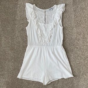 Express Ruffle Sleeve Romper
